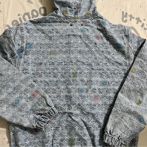 Louis Vuitton All Over Jacquard Denim Hooded Jacket - Picture 6 of 6
